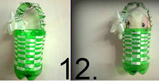 Плетение корзин из пластиковых бутылок